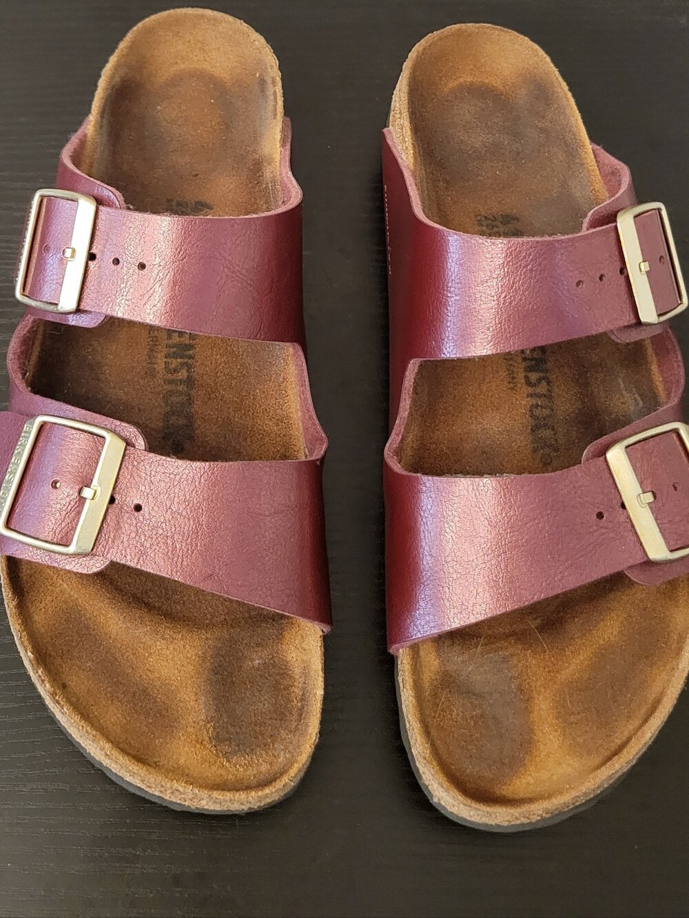 Birkenstock Arizona Birko-flor Berry Crush 41N Narrow Women's 10-10.5
